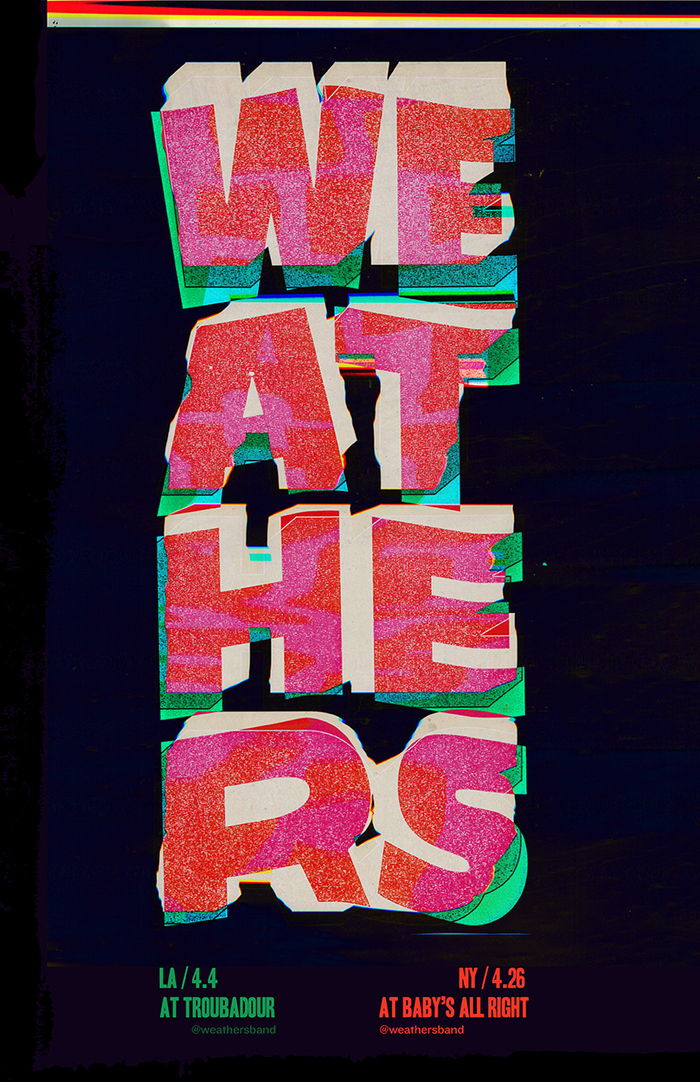 Weathers gig posters 1