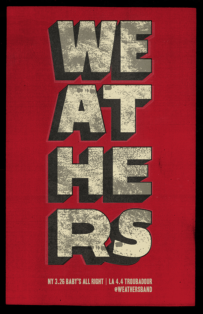 Weathers gig posters 5