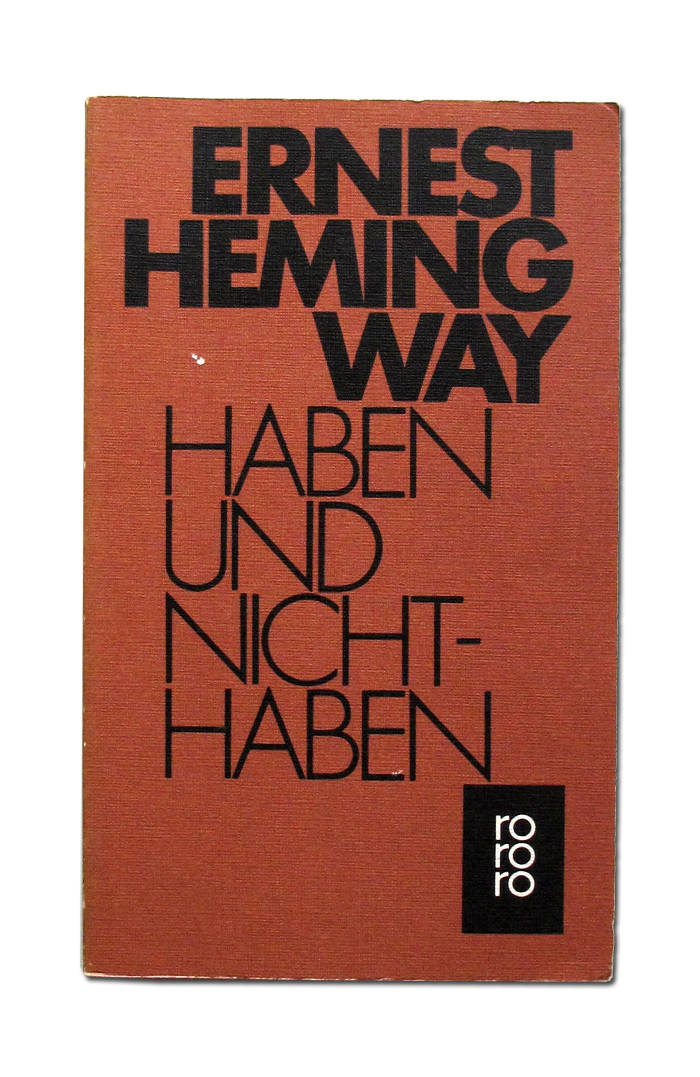 Ernest Hemingway book covers 1