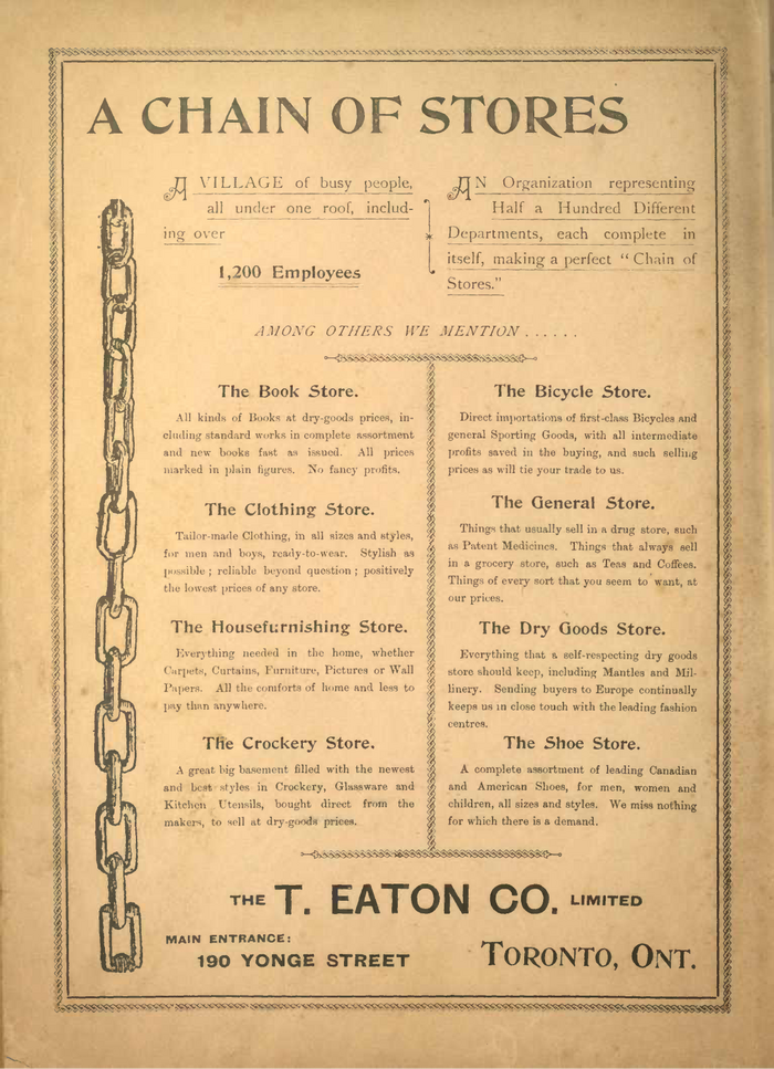 Eaton’s Spring and Summer Catalogue No. 27 7