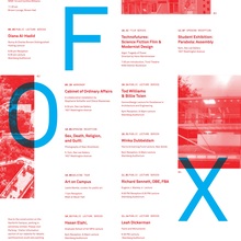 Fall 2018 lecture series poster, Sam Fox School of Design &amp; Visual Arts