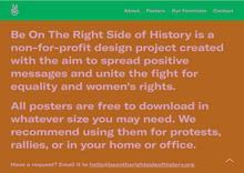 Be On The Right Side of History website