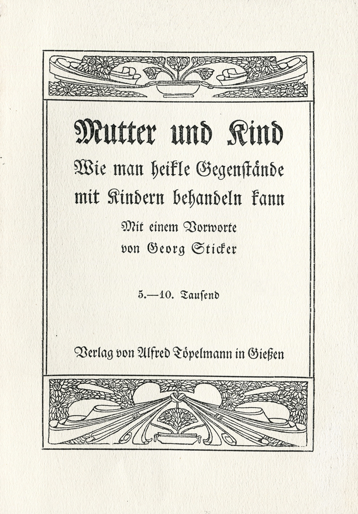 Mutter und Kind title page 1