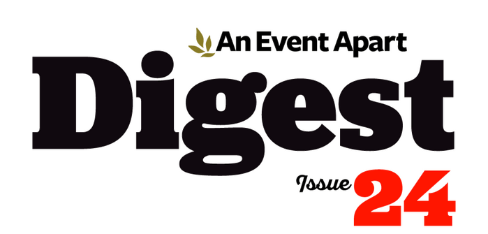 Header from An Event Apart’s Digest email newsletter.