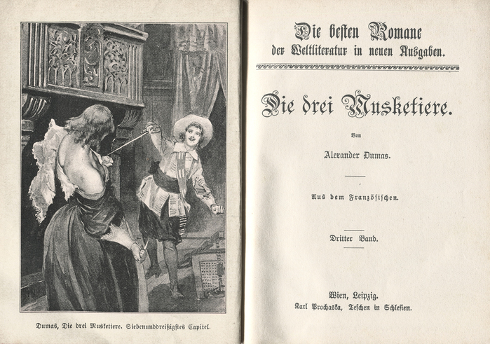 Die drei Musketiere by Alexandre Dumas, Karl Prochaska 1