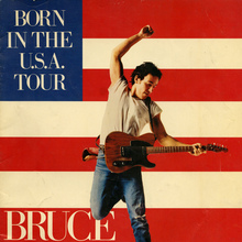 <cite>Born In The U.S.A.</cite> tour program