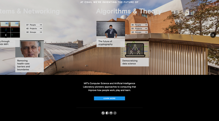 CSAIL website 2