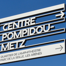 Centre Pompidou-Metz sign system