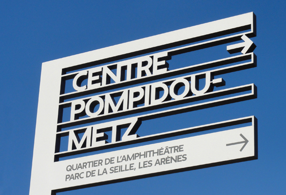 Centre Pompidou-Metz sign system 1