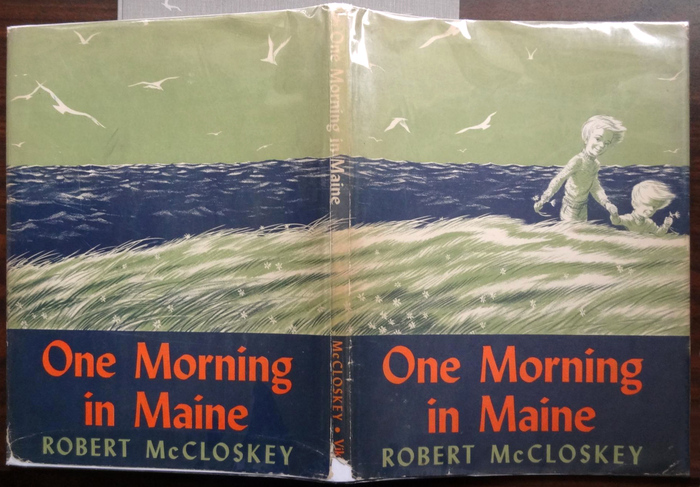Title and author are repeated on the back of the jacket. The illustration wraps around.