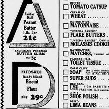 Nation-Wide Service Grocers ad, 1935