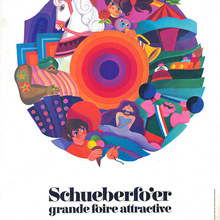 Ville de Luxembourg Schueberfo’er 1975 poster
