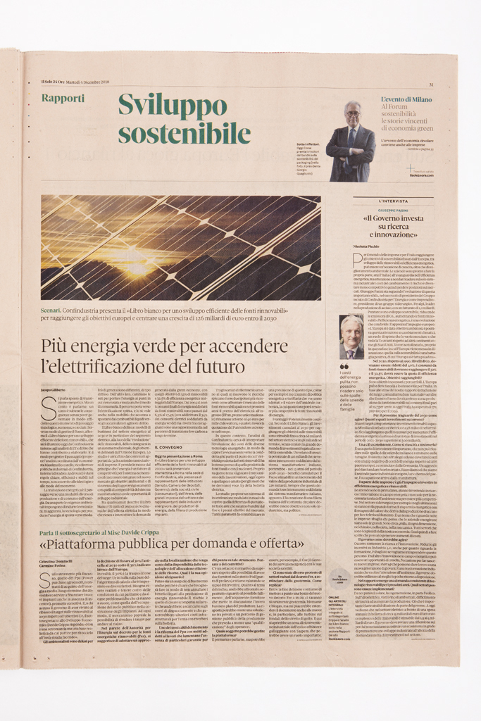A Il Sole 24 Ore internal page