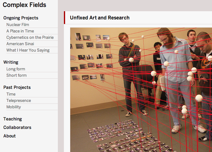Complex Fields website 3