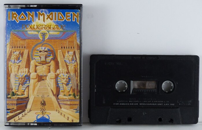 Iron Maiden – Powerslave cassette, 1984.