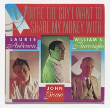 Laurie Anderson – <cite>You’re the Guy I Want to Share My Money With </cite>album art