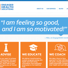 Engaged Health Solutions website