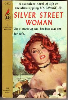 <cite>Silver Street Woman</cite> by Les Savage, Jr. (Cardinal)