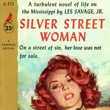 <cite>Silver Street Woman</cite> by Les Savage, Jr. (Cardinal)