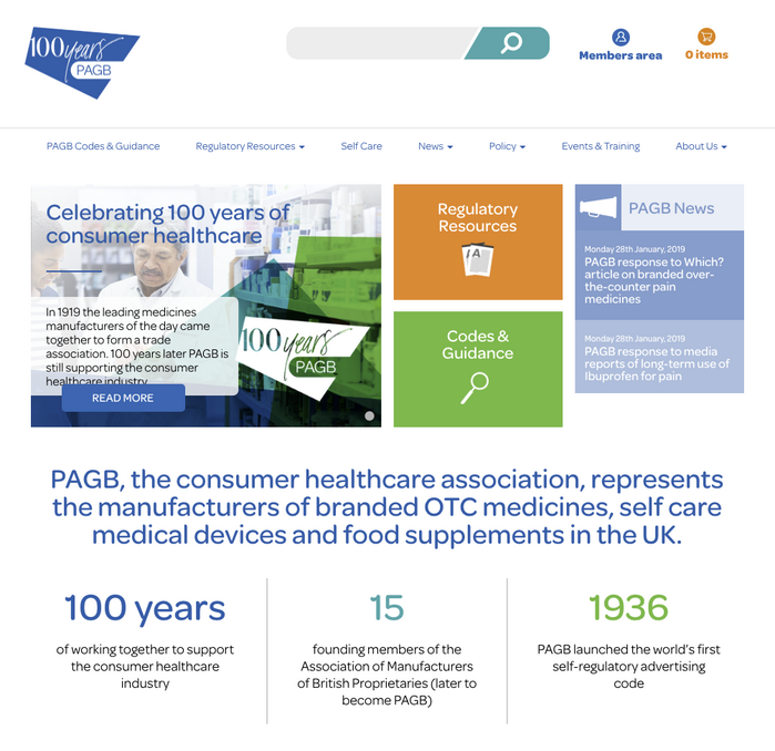Homepage.