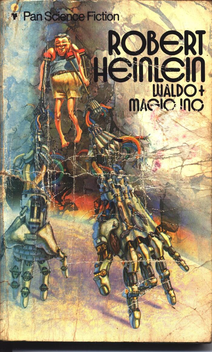 Waldo and Magic, Inc. (1975). Cover art by Patrick Woodroffe. [More info on ISFDB]