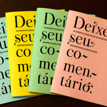 Deixe seu comentário: