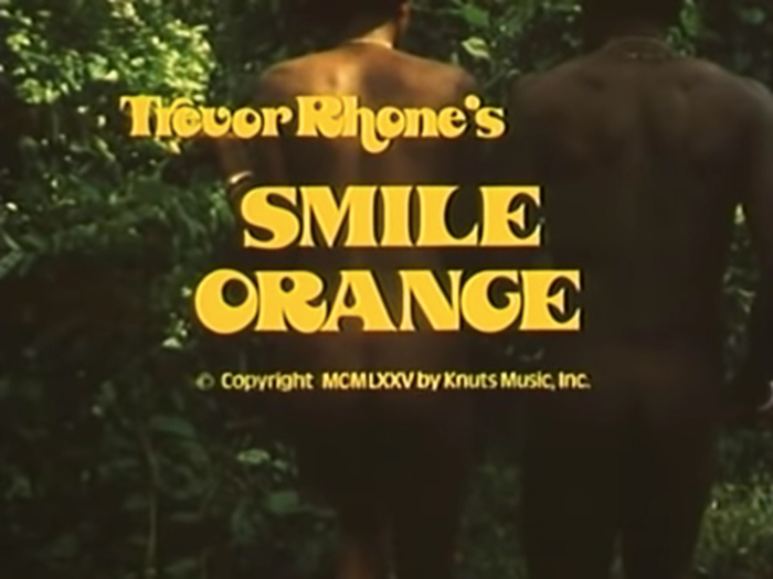 Smile Orange movie poster, titles, album art 3