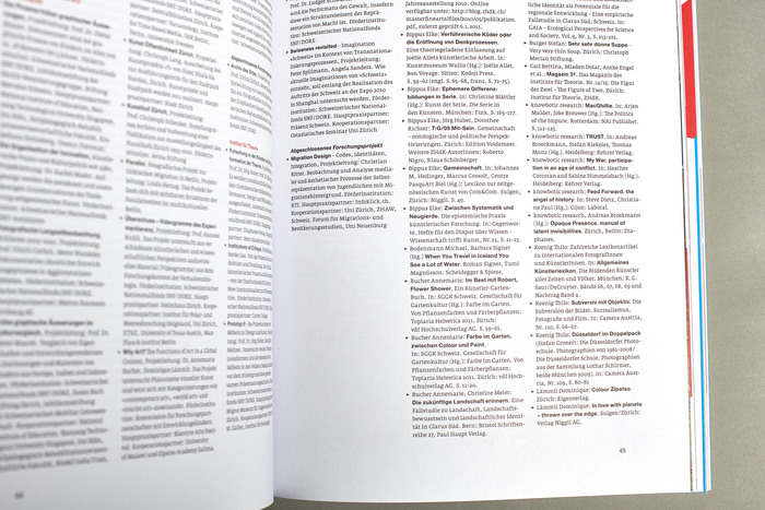 Jahresbericht 2010, Zürcher Hochschule der Künste 5