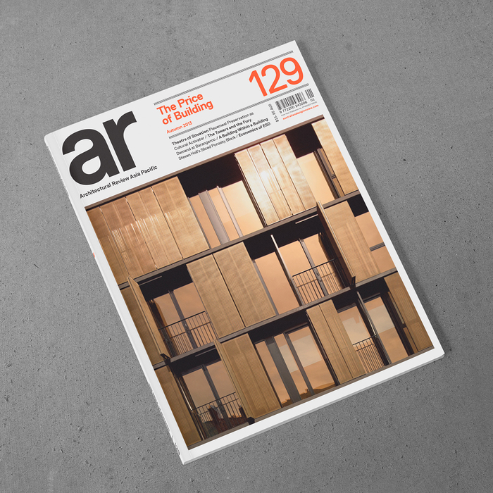 Cover of Architectural Review Asia Pacific, Issue 129, Autumn 2013 edition.