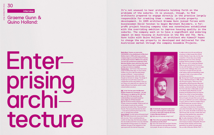Inside Architectural Review Asia Pacific, Issue 129, Autumn 2013 edition.