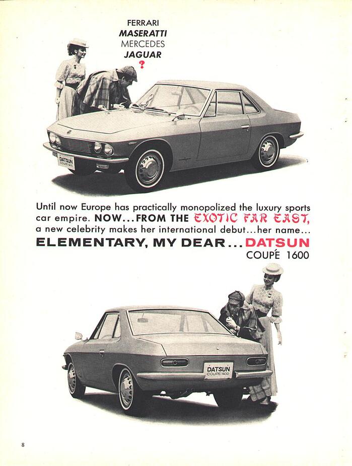 1969 Datsun Silvia (1600) Coupé ad