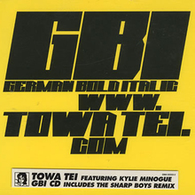 Towa Tei ft. Kylie Minogue and Haruomi Hosono – “German Bold Italic” single cover