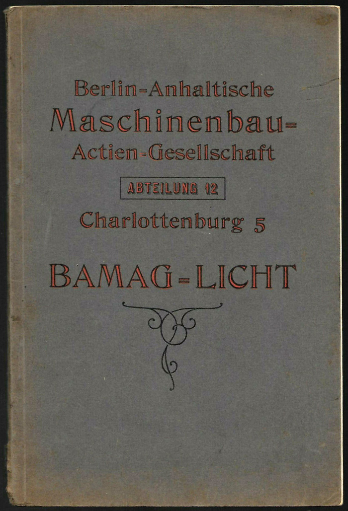 Bamag-Licht product catalog (1909) 1