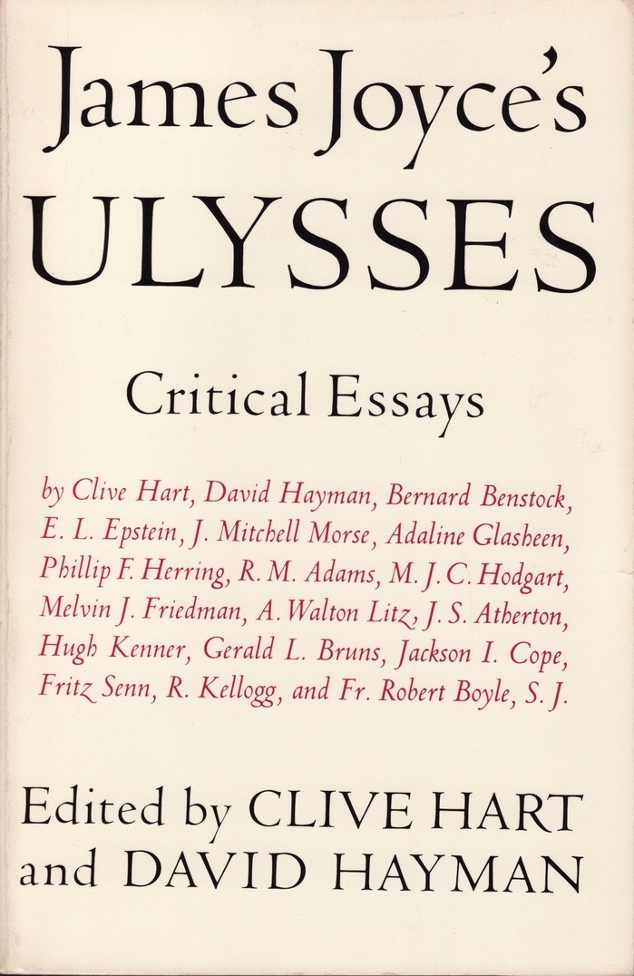 James Joyce’s Ulysses: Critical Essays