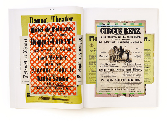 Stacks of posters from Oskar Leiner&rsquo;s print shop.