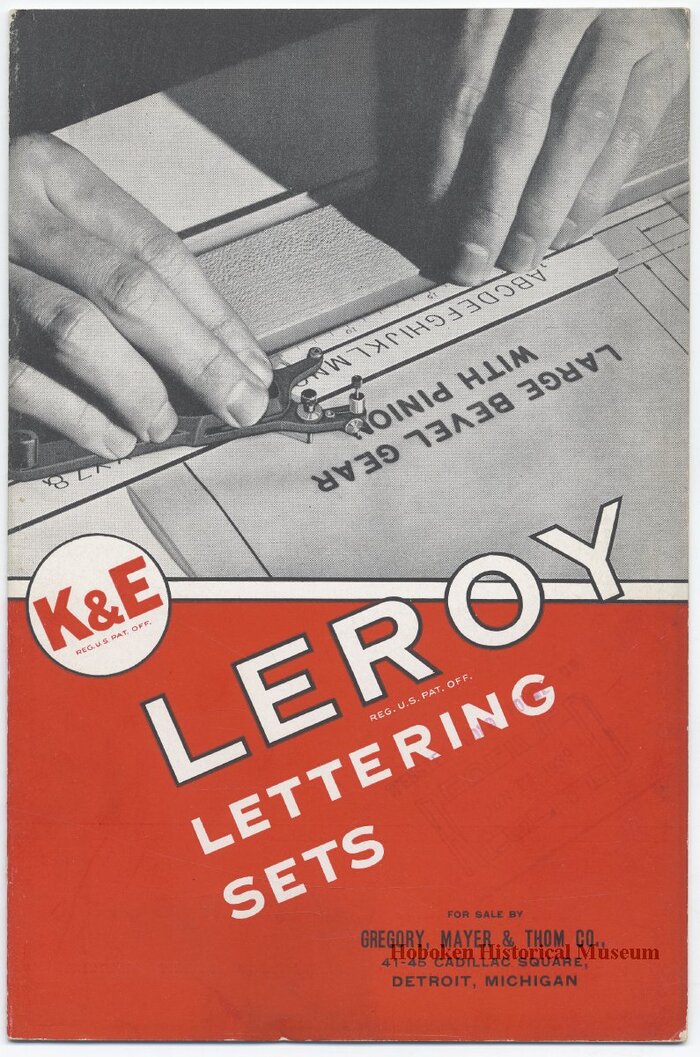 Leroy Lettering Sets Catalog (1939) 1