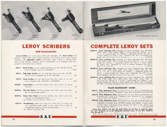 Leroy Lettering Sets Catalog (1939) 6