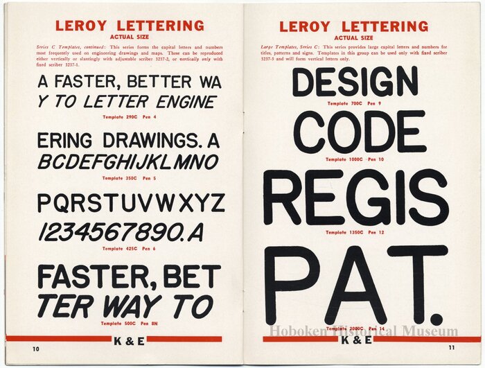 Leroy Lettering Sets Catalog (1939) 4