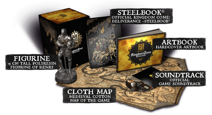 Web graphic presenting a map, books and other fan merchandise.