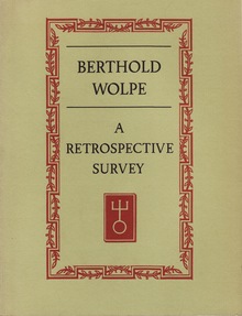 <cite>Berthold Wolpe. A Retrospective Survey</cite>