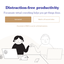 Focusmate website