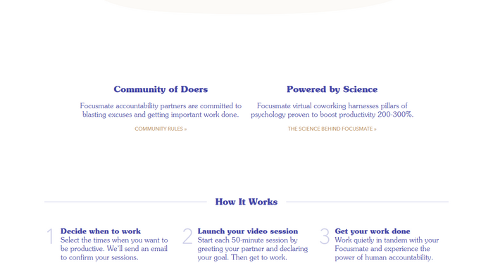 Focusmate website 3