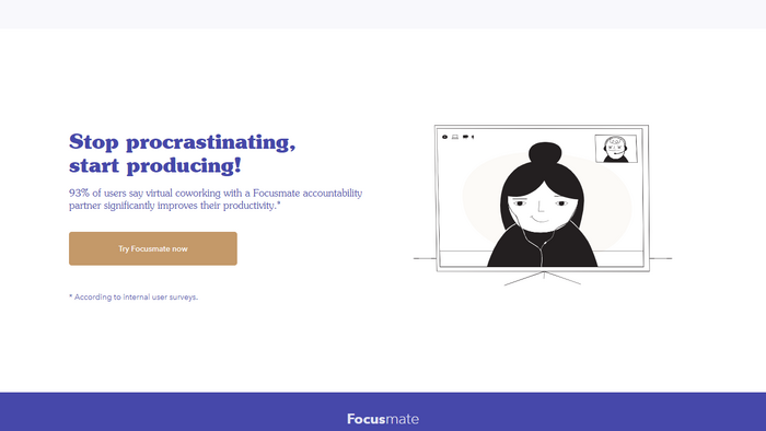 Focusmate website 5