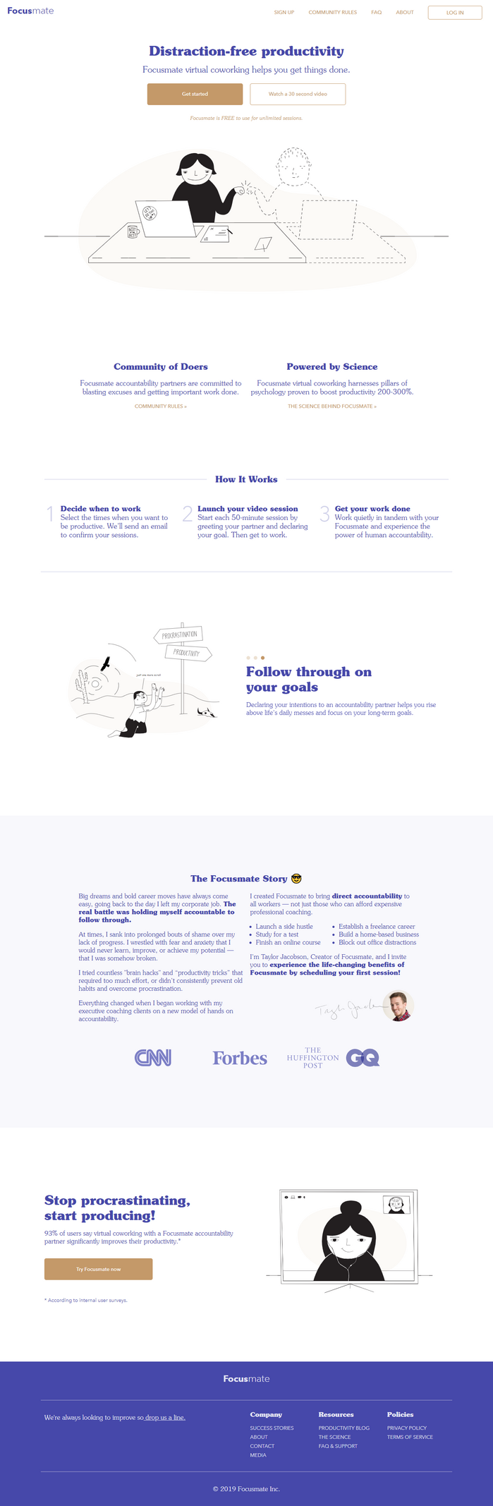 Focusmate website 7