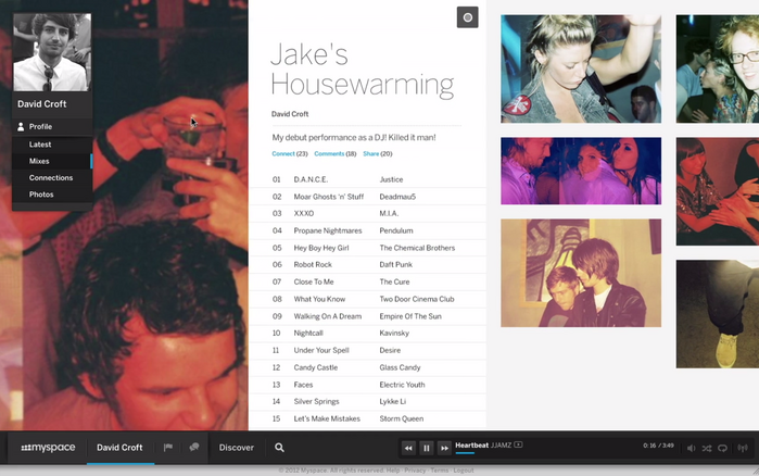 Myspace 2012 redesign preview 3