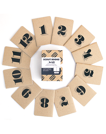 Scout Books’ Numbered Notebooks 2