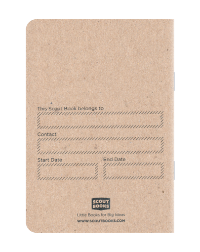 Scout Books’ Numbered Notebooks 4