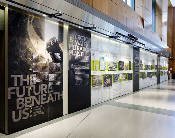 The Future Beneath Us exhibition and print materials 2