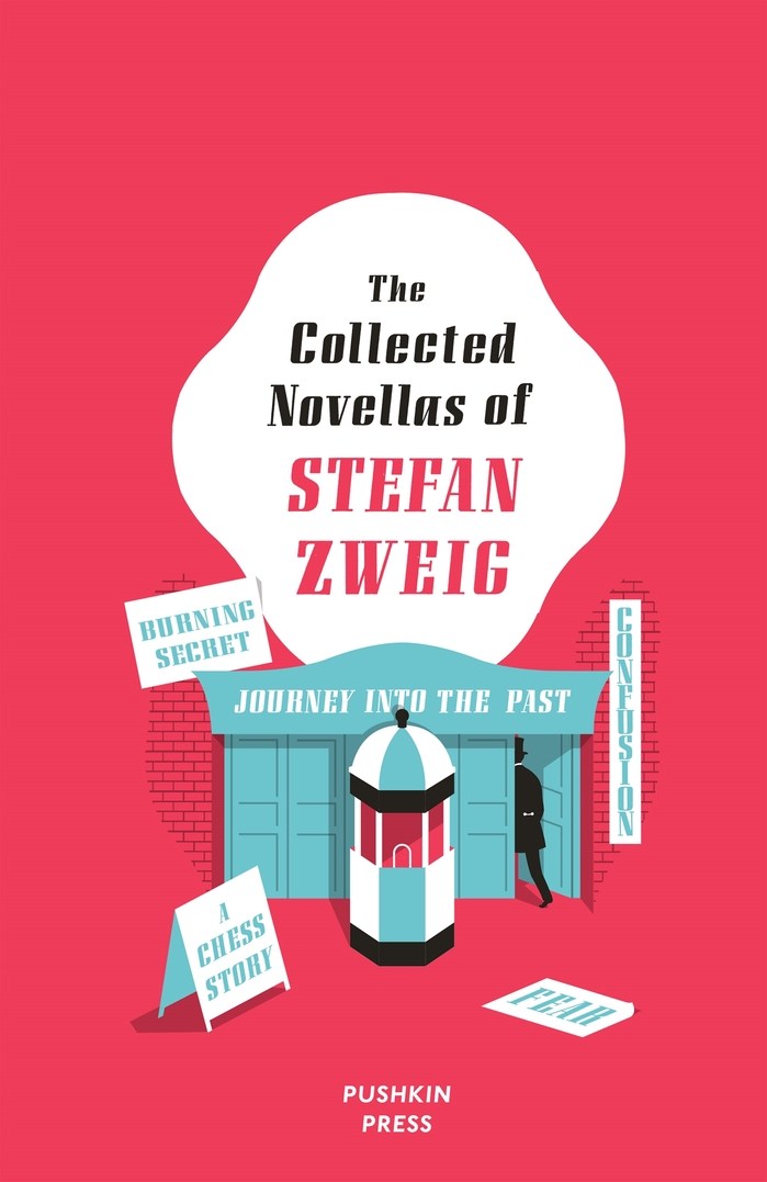 The Collected Novellas (hardback), 2015. In this illustration, Lunda also appears with upright letterforms. In this form, it resembles  or  (cf. Carrie Hamilton&rsquo;s design for Giants of Jazz, 2004).