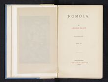 <cite>Romola</cite> vol. II by George Eliot (Mary Ann Evans)